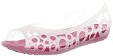 crocs Women's Chameleon Adrina Flat,Oyster/Raspberry,7 M US