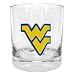 Pour your favorite beverage into our 11 oz. double rocks glass featuring a colorful metal logo applique. Applique is approx 1 1/2IN high, rocks glass is approx 3 1/2IN tall.