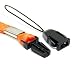 COSMOS &reg; 5 pcs Orange Neck Strap Band Lanyard For Camera Cell phone ipod mp3 mp4 PSP Wii ID card badge and other Electronic Devices Cosmos cable tie