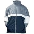 Maxam Mountain Mens Parka Blue and Gray Large (38-40)