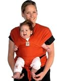 Moby Wrap Original 100% Cotton Solid Baby Carrier, Sienna
