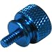 ANODIZED ALUMINUM THUMB SCREWS - BLUE