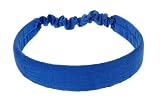 L. Erickson USA Narrow Derby Headwrap 100% Cotton - Marine Jacquard