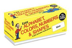 Childrens Toyshop  Toys : FLASH CARDS EASY ALPHABET COLORS NU