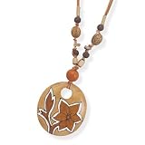 Multi-cord and Wood Bead Fashion Necklace