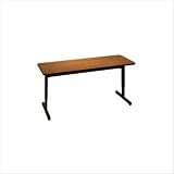 Fleetwood 42.xx80 Rectangular Study / Work Table with Glides or Optional Wheels and Adjustable Height