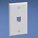 Panduit CFP1WH 1-Gang 1-Port Faceplate, White