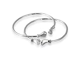 Fist .925 Sterling Silver West Indian Bangles (Pair)