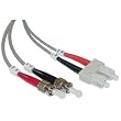 NEW SC / ST, Multimode, Duplex Fiber Optic Cable, 50/125, 1 Meter - SCST-11001