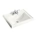 Read KOHLER Memoirs White Topmount Bath Sink 2241-8-0 Details KOHLER Memoirs White Topmount Bath Sink 2241-8-0