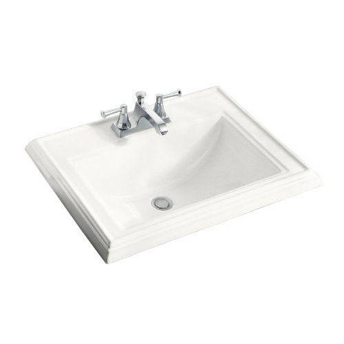 KOHLER Memoirs White Topmount Bath Sink 2241-8-0