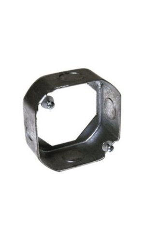 Steel City 4-OD-EXT-SPL 4-Inch Diameter 2-1/8-Inch Deep 21.5-Cubic Inch Pre-Galvanized Steel Octagon Box Extension Ring