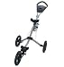 Deluxe Lightweight 3 Wheel Golf Trolley (Silver)