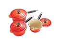 Le Creuset 3 Piece Pan Set - Volcanic