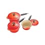 Le Creuset 3 Piece Pan Set - Volcanic