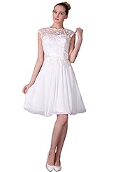 Short Chiffon/Tulle Tiered Lace Applique Belted Evening Dress/Bridesmaid Dress/Prom Dress 