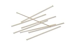 2" Brass Head Pin, Gold Plated, 20 Pc/Pkg