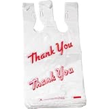 1000ct Large T-shirts Carry-out Thank You Bags 11.5