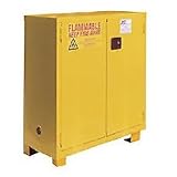 Flammable Cabinet With Legs - Manual Close Door 28 Gallon