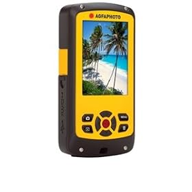 Click here to buy Agfaphoto eClipse Explorer HD Camcorder with Waterproof HD Recording, 4 x Optical Zoom and 2.5-Inch LCD Screen (Yellow) by AGFAPHOTO.