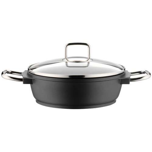 WMF 1.8 Litre Bueno Non-stick Cast Aluminium Low Casserole Dish, 20 cm