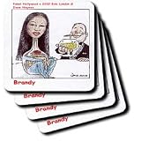 Review 3dRose LLC  / Brandy, Superstar, Pretty Good Drink Too - Set Of 8 Ceramic Tile Coasters