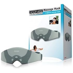 MASQUE LUNETTES DE MASSAGE MASSEUR YEUX VISAGE RELAXANT CONTROLE DE VITESSE