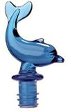 Dolphin Blue Acrylic Wine Bottle Stopper