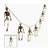 Dangling Skeleton Garland - Halloween Decoration