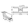 Music City Metals 10502-71202 Stainless Steel Burner Replacement for Select Arkla and Charmglow Gas Grill Models