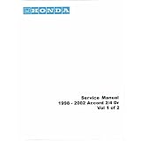 1998 1999 2000 2001 2002 HONDA ACCORD Service Manual by Honda