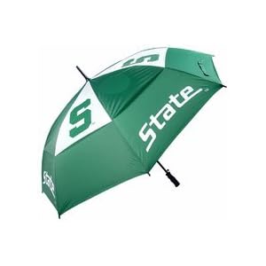 Michigan State Spartans 62 Golf Umbrella - NCAA College Athletics by