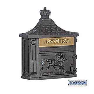 Victorian Mailbox - Black