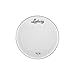 Ludwig LW4222V Vintage Logo 22-Inch White Bass Drum Resonant Head with Black Logo