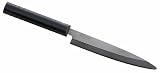 Kyocera 7-Inch Revolution Sushi Knife, Black Blade