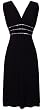 Sexy Black Cocktail Dress Crystals JR Plus Size