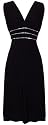 Sexy Black Cocktail Dress Crystals JR Plus Size