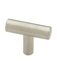 Liberty P02140-SS-C Ss LH 40mm Flat End Cabinet Hardware Bar Knob