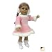 American Girl Pink Ice Skating Dress - American Girl Locker SKATES INCLUDED!!!!