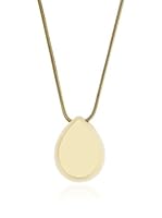 Bellavita Collar Drop & 45Cm Snake Chain Sterling Silver plata de ley 925 milésimas