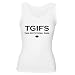 Funny TGIFS Football Season Fan Women's Tank Top