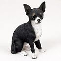 Chihuahua Black and White Figurine