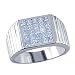 1 1/2 Carat H/SI1 Princess Certified Diamond Wedding Ring in 18ct Solid White Gold