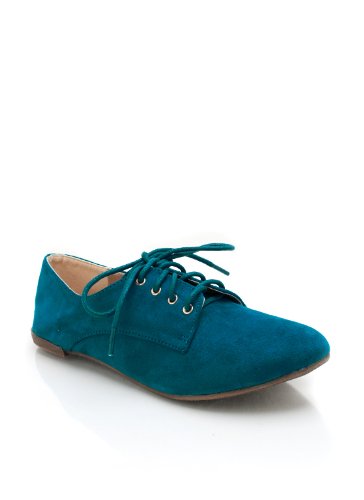 New Shoes: Suede Oxford Flats