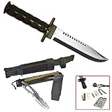  : Jungle King 14 Inch Hunting Knife with Nylon Sheath
