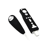 Silicone 2 Black and Clear Skin Cases for Nintendo Wii Remote Control & Nun ....