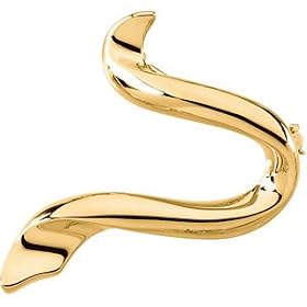 14K Yellow Gold Brooch by DivaDiamonds