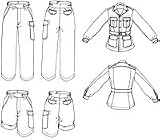 Australian Bush Outfit Pattern