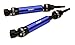 Integy RC Model Hop-ups T8559BLUE XHD Steel Front Universal Drive Shaft (2) for Traxxas 1/10 Slash & Stampede 4X4