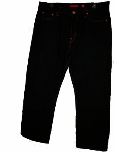  MEN'S RDMBL GHOST RIDER ED HARDY JEANS SIZE 40X34 (RAW DENIM BLUE)